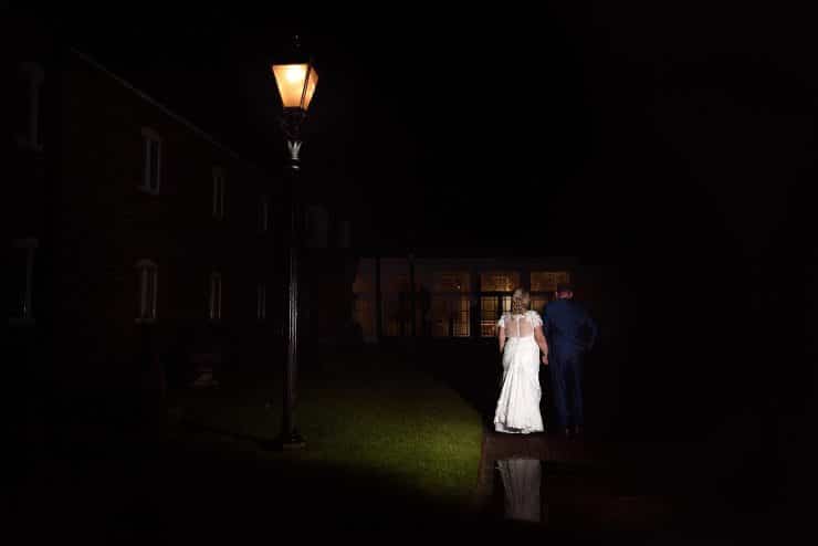 stunning bride and groom portrait at the quorn country house in leicester