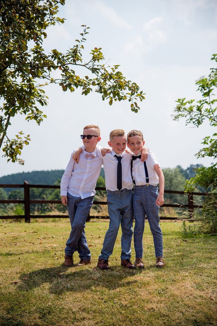 boys at a wedding at The White Hart Inn Hotel, Nottingham wedding photographer - Rachael Phillips Photography