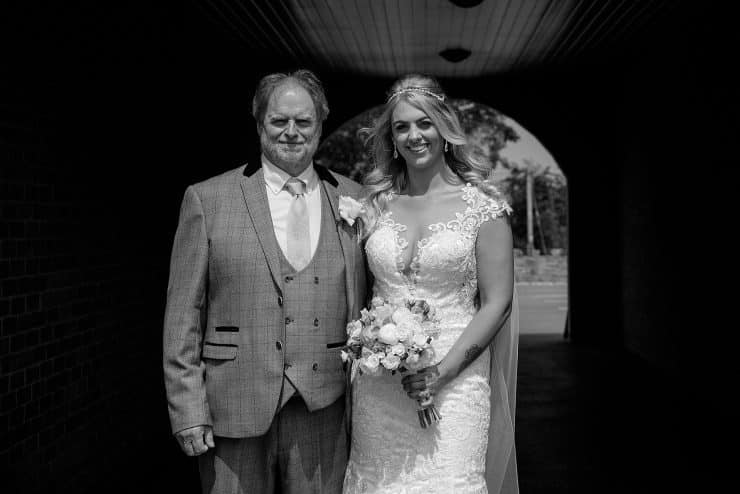 bride with her dad