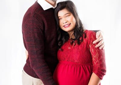 stunning photo of new parents to be